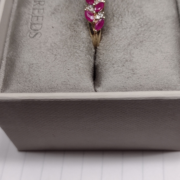 10K Gold Marquise Ruby Ring - Picture 4 of 16